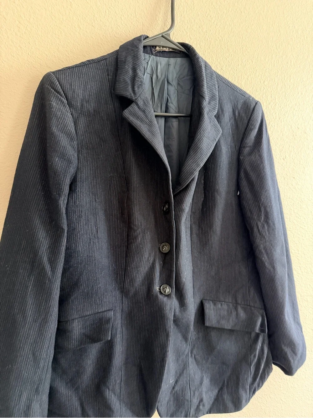 Vintage Tri-umph! Wool Three Button Blazer